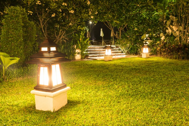 Courtyard Light Installation in Overland Park, KS