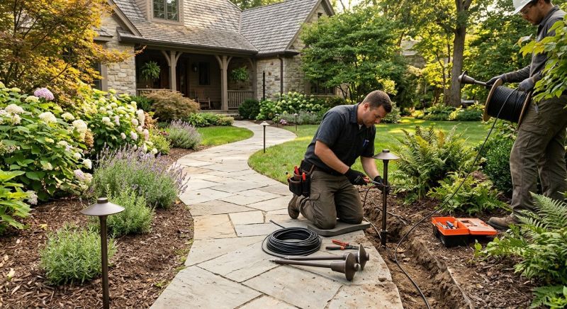 Landscape Lighting Repair in Kansas City, MO