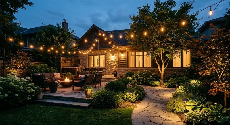 Patio Lights Installation in Denver, CO